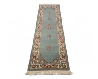 Asian Style Wool Runner Rug