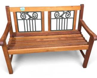 Outdoor Wood Bench