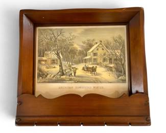 Currier Ives Framed Print