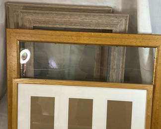 Lot 62: Assorted Picture Frames and Framing Supplies