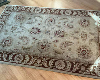 Lot 55: Thick Wool are Rug