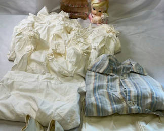 Lot 41: Vintage Children's Clothing and Decorative Items