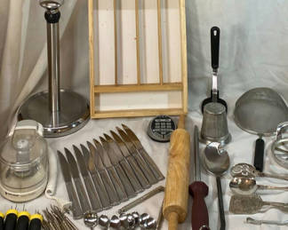 Lot 64: Assorted Kitchen Utensils and Gadgets