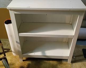 White bookshelf