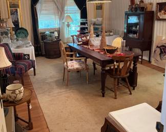 The dining room
