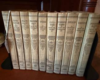 10 Volume 'Mental Efficiency Series' books