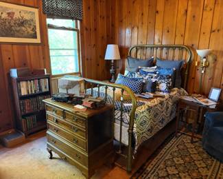 Brass bed!