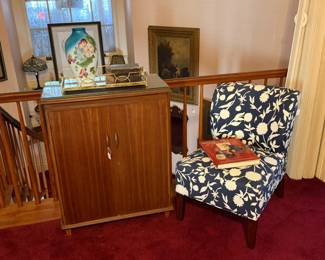 One of two matching chairs