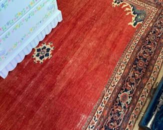 Closer look at rug