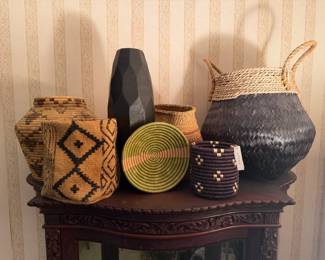 Sea grass baskets