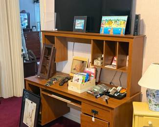 Desk and all the accessories