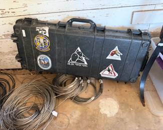 Gun cases and wiring - all the guy things!