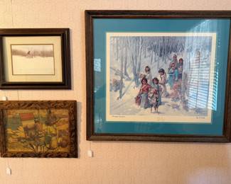 Native American art selections