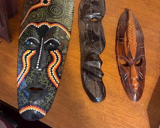 Wood carving masks