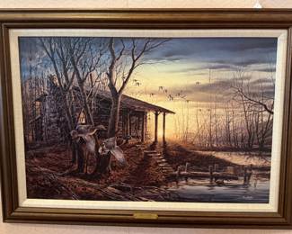 Terry Redlin, 'Morning Retreat'