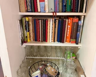Cookbooks and jars