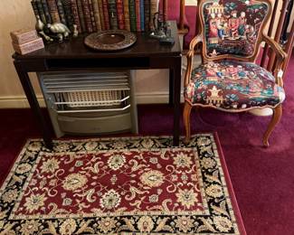 Side desk and decor