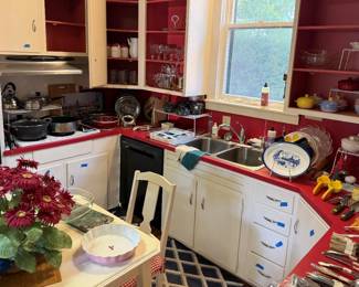 This kitchen is FULL
