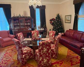 Into the dining room