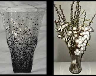 Glass Wall Pocket and Cotton Tails