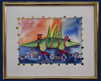 Really Cute Gator Print