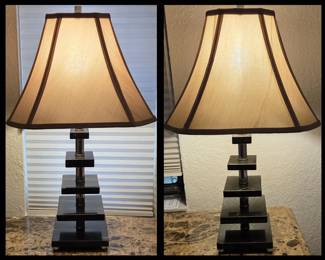 Pair of Cool Modernist Lamps