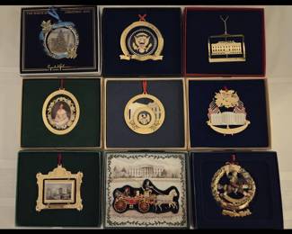 Whitehouse Christmas Ornaments; There are more 