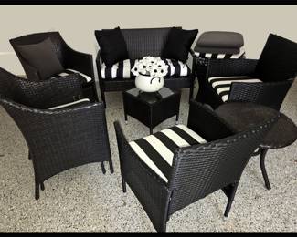 Faux Wicker Outdoor Lanai Furniture