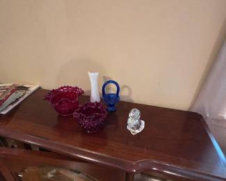 Curio cabinet and collectibles