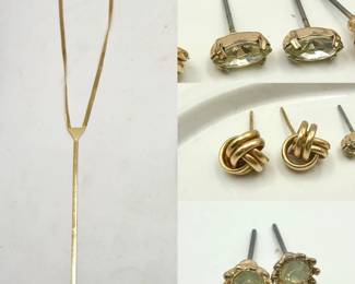 Vintage Earrings & Necklace
