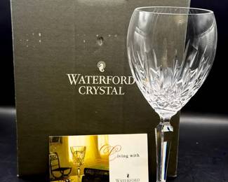 (4) Mourne Waterford Crystal Wine Glasses