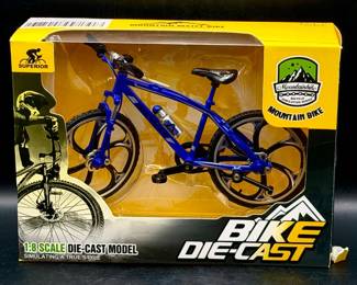 1:8 scale die-cast mountain bike model NIB