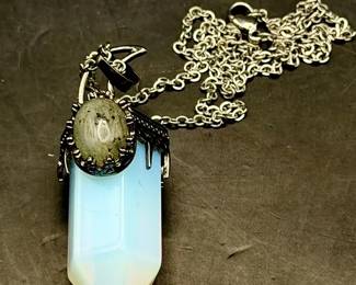 Opalite Pendant Necklace