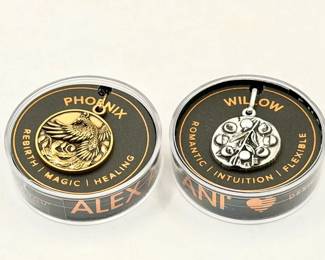 (2) Alex And Ani Charms-Phoenix & Willow