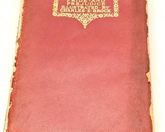 1914 First Edition Pride & Prejudice By Jane Austin Antique Book