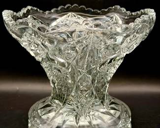 Vintage Pedestal Fan Vase