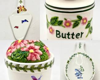 (4) Lovely Botanical Dishes Feat Portmeirion