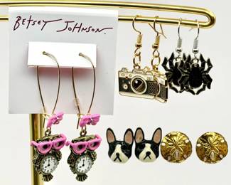 New Betsey Johnson & More Funky Earrings