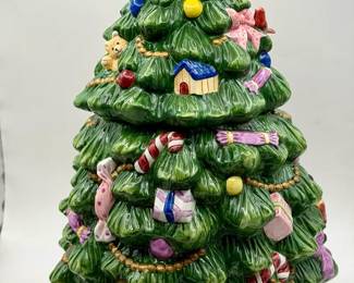 Spode Christmas Tree Cookie Jar