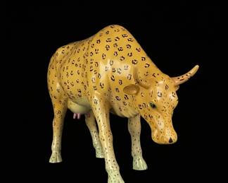 Cow Parade Leopard Cow Figurine
