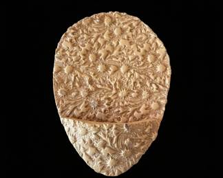 Pattie HandCarved Ceramic Wall Pocket