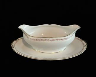 C. Ahrenfeldt Limoges Gravy Boat with Attached Underplate third image