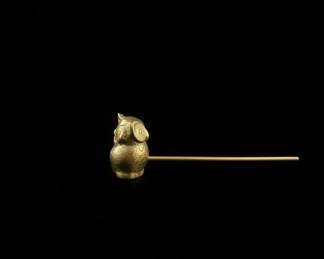 Vintage Brass Owl Letter Opener third image