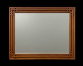 Mission Style Oak Wall Mirror
