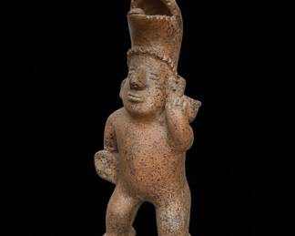 PreColumbian Style Zoomorphic Ceramic Figurine