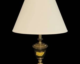 Vintage Neoclassical Brass Table Lamp