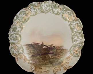 Antique Game Bird Porcelain Set Haviland Limoges fourth image