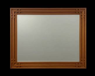 Mission Style Oak Wall Mirror second image