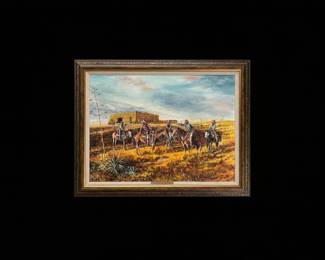 Bruce Andr Western Landscape Oil Painting