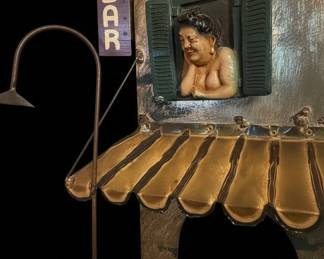 Curtis Jere Paris Cafe Style Metal Wall Sculpture tenth image
